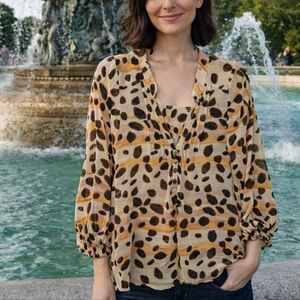 Patterson‎ J. Kincaid Originals Sheer Top Size XS